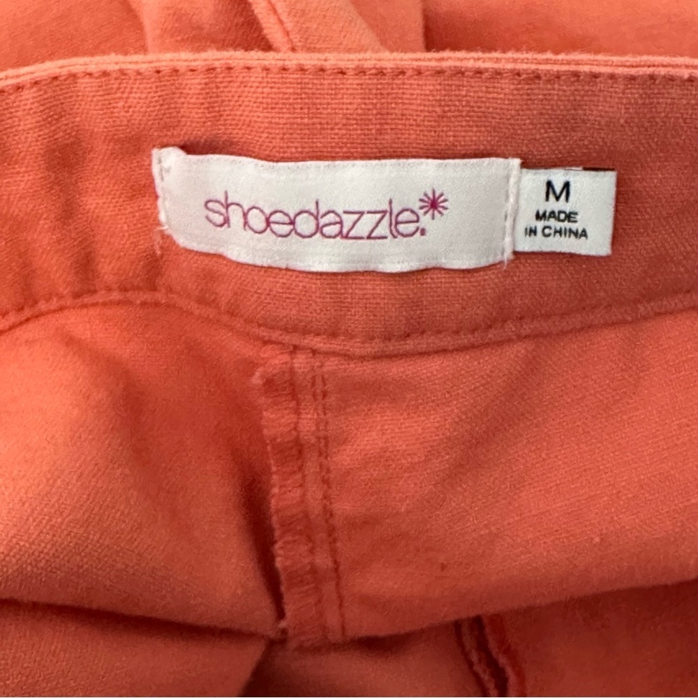 JustFab Women's Linen Wide Leg Dress Pants - Picture 6 of 9